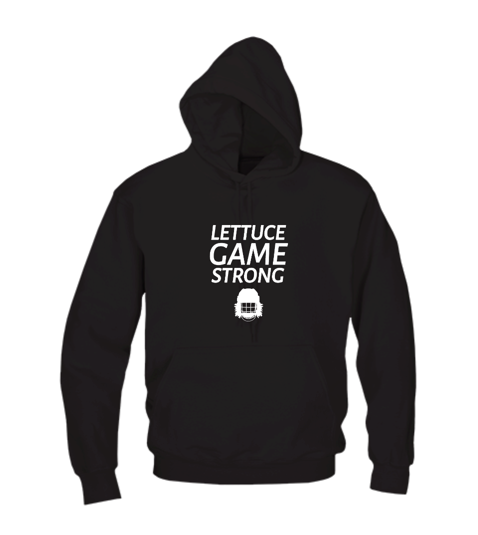 Lettuce Game Strong Adult Hoodie