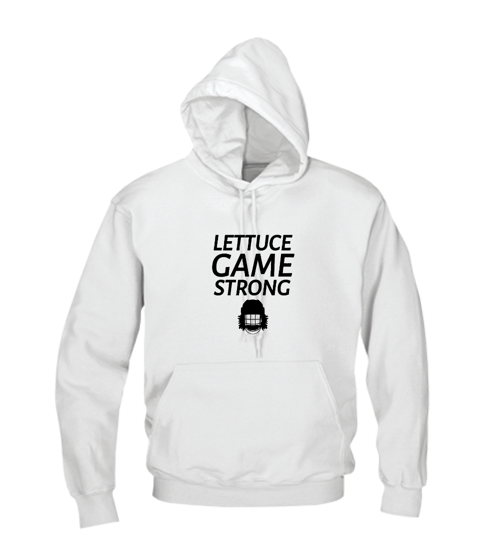 Lettuce Game Strong Adult Hoodie